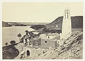 Ruined Mosque Near Philæ by Francis Frith