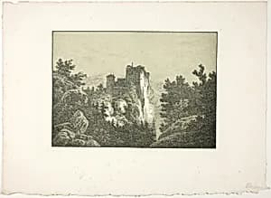 Ruins of a Castle by Carl Blechen