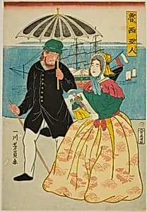 Russians (Oroshiajin) by Utagawa Yoshikazu