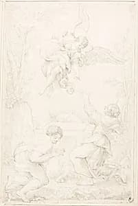 Sacrifice of Manoah by Michel Corneille