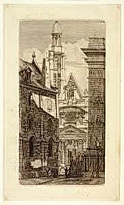 Saint-Etienne-du-Mont by Charles Meryon