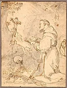Saint Francis Praying