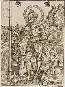 Saint George Standing by Lucas Cranach the Elder