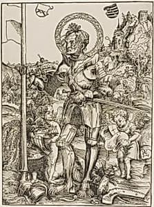 Saint George Standing by Lucas Cranach the Elder
