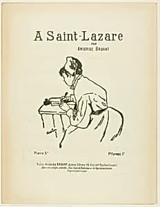 À Saint-Lazare by Henri de Toulouse-Lautrec