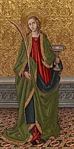 Saint Lucy by Rafael Vergós