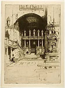 Saint Mark's, No. 3 by David Young Cameron