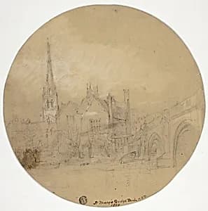 Saint Mary's Bridge, Derby by Augustus Oakley Deacon
