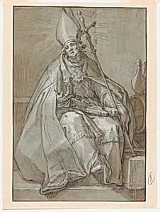 Saint Willibrord by Abraham Bloemaert