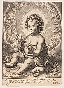 Salvator Mundi by Jacob Matham