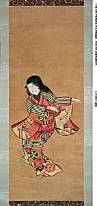 Samisen Player and Dancer by Unknown Artist