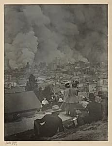 San Francisco Earthquake by Arnold Genthe