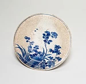 Saucer with Peony Flowers by Unknown