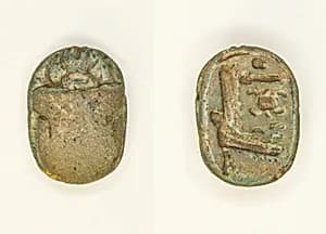 Scarab: Aakheperura (Amenhotep II) by Ancient Egyptian