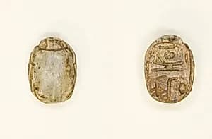 Scarab: Amun-Re by Ancient Egyptian