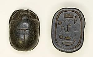 Scarab: Hieroglyphs by Ancient Egyptian
