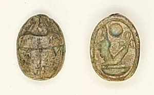 Scarab: Nebmaatra (Amenhotep III) by Ancient Egyptian