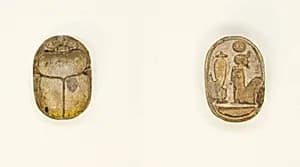 Scarab: Seated Ptah by Ancient Egyptian