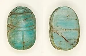 Scarab: Uninscribed by Ancient Egyptian