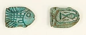 Scaraboid: Fish by Ancient Egyptian