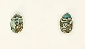 Scaraboid: Frog by Ancient Egyptian