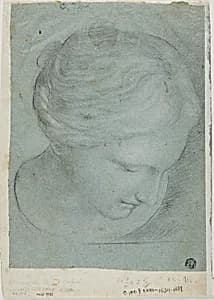 Sculpted Female Head by Ciro Ferri