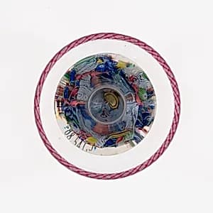 Sealing-wax wafer stand by Compagnie de Saint Louis