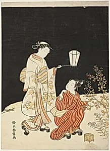 Searching for Fireflies by Suzuki Harunobu