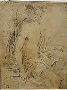 Seated Angel by Mario Balassi