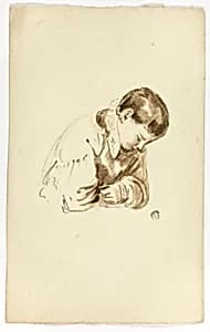 Seated Boy, Half-Length