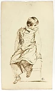 Seated Boy, Looking Sideways