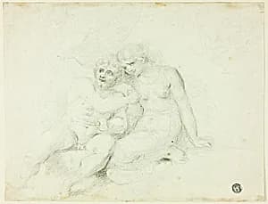 Seated Male Near Female by Johann Zoffany
