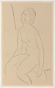 Seated Nude by Amedeo Modigliani
