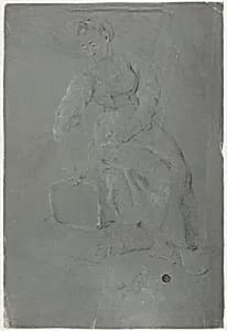 Seated Woman by Pierre-Jacques Volaire