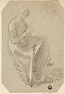 Seated Woman by Unknown
