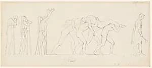 Seven Chiefs Against Thebes by John Flaxman