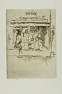 Shaving and Shampooing by James McNeill Whistler