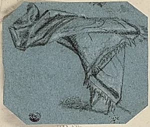 Shawl in Folds by Unknown