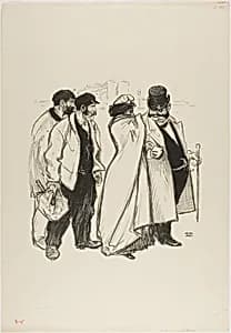 She Turned Out Badly! by Théophile-Alexandre Pierre Steinlen