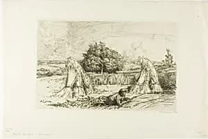Sheaves of Rye by Louis Auguste Lepère