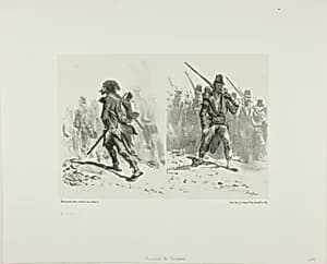 Sheet of Sketches by Denis Auguste Marie Raffet