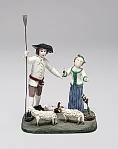 Shepherd and Shepherdess by Unknown