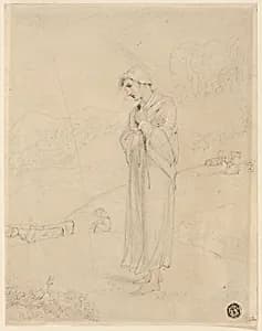 Shepherdess by Richard Westall