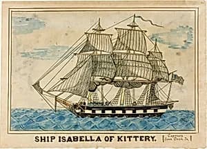 Ship Isabella of Kittery by Unknown artist