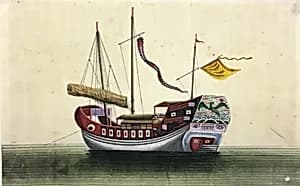 Ship paintings by Unknown