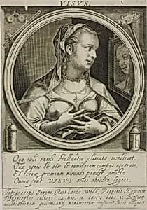 Sight, plate one from The Five Senses by Jacob van der Heyden