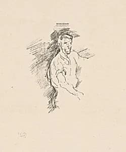 Sketch of a Blacksmith by James McNeill Whistler