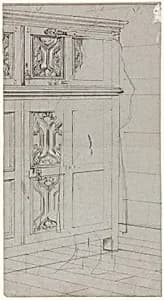 Sketch of a Cabinet by Henry Stacy Marks
