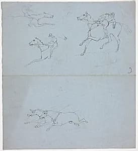 Sketches of a Jockey by George Alken, II