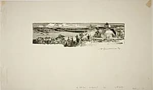 Sole Valley by Louis Auguste Lepère